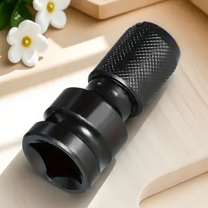 1/4" to 1/2" Hex Socket Adapter, Drive Impact Socket, for Heavy-Duty Impact Wrenches - Quick-Connect High-Torque Durable Converter for Power Tools & Structural Steel Maintenance - Professional Grade