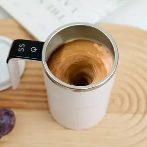 Self Stirring Magnetic Mug – Automatic Electric Mixer Cup for Coffee, Milk, Tea, Protein, Beer – USB Rechargeable Travel Mug