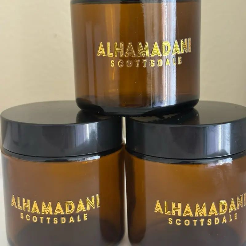 Alhamedani Scottsdale Original Omani Frankincense Jar - Authentic Fragrance in Elegant Jar with Refreshing French Oils