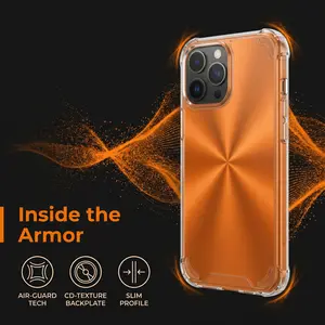 Quad-corner Drop-proof CD-texture Case for iPhone