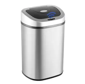 21 Gallon Automatic Kitchen Trash Can – Motion Sensor Stainless Steel Garbage Bin with Soft Close Lid