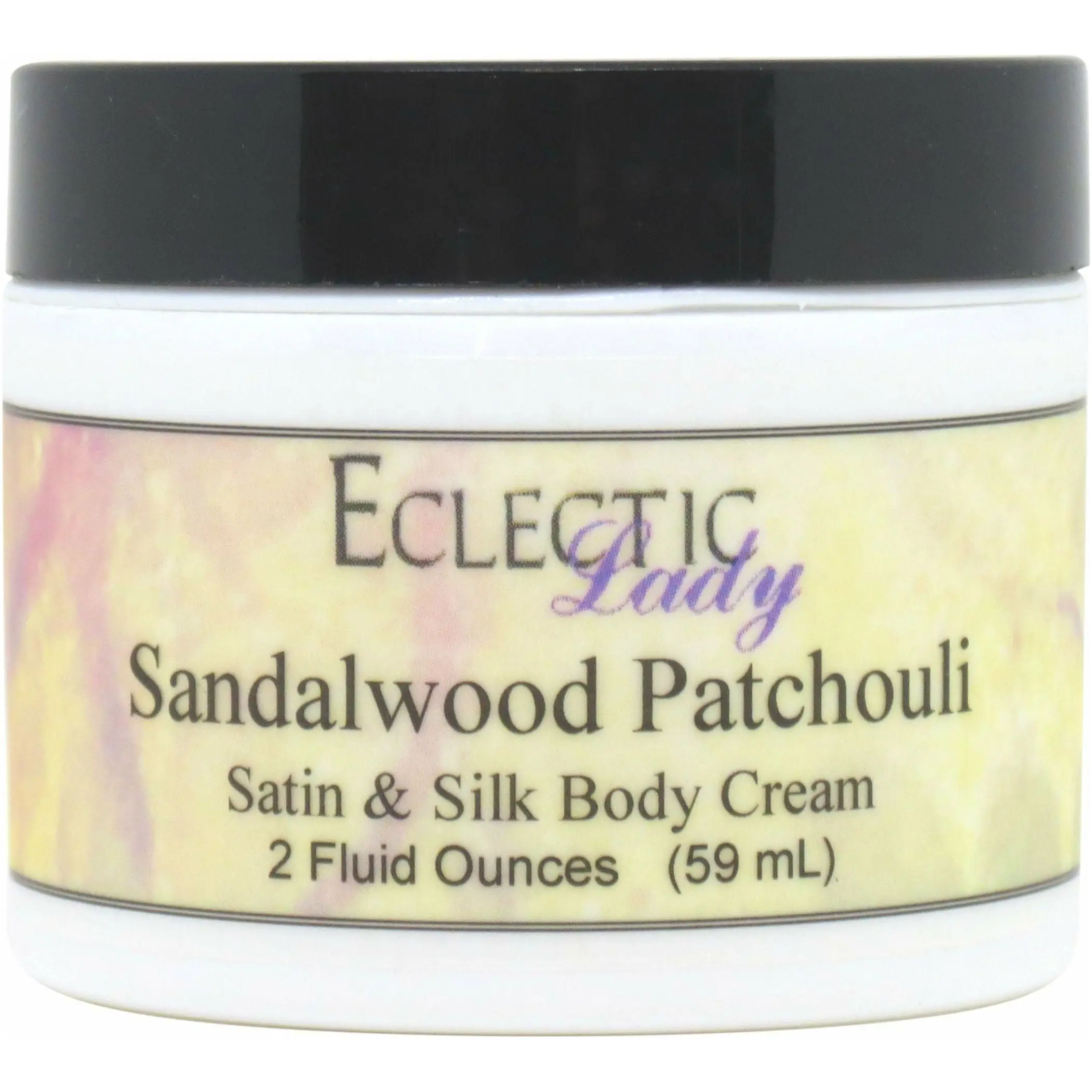 Sandalwood Patchouli Satin and Silk Cream,  Body Cream, Body Lotion