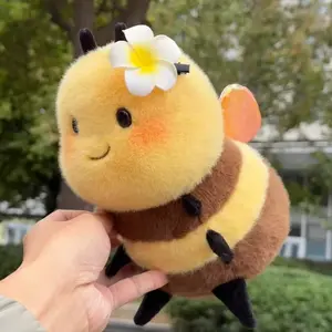 20cm Adorable Cartoon Honey Bee Plush Toy Kawaii Soft Stuffed Animals Plushies Kids Girls Boys Birthday Xmas Gifts, Stuffed Stuffed Toys, Plush Stuffed Toys