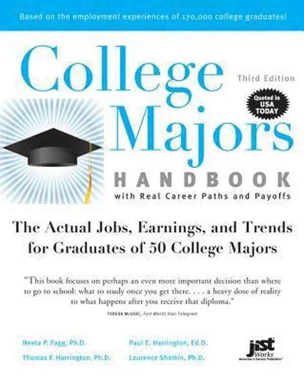 USED Book - College Majors Handbook with Real Career Paths and Payoffs: The Actual Jobs, Earnings, and Trends for Graduates of 50 College Majors by Fogg, Neeta P. (Paperback) - english