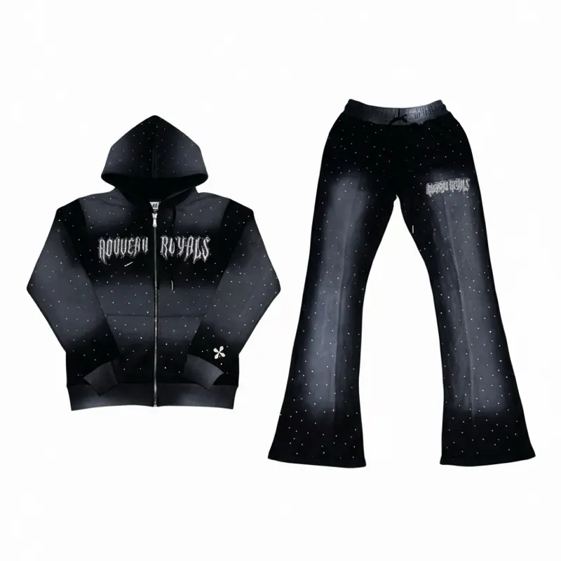 新品未使用VAULTROOM VGC RHINESTONE HOODIE M Paradox Collection: Blue Puff Print Rhinestone Hoodie – VIVACI