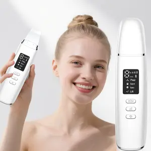 Electric Pore Cleanser, Blackhead Remover Tool, Facial & Nose Scraper, Sonic Exfoliator, Portable Home Beauty Device, USB Rechargeable