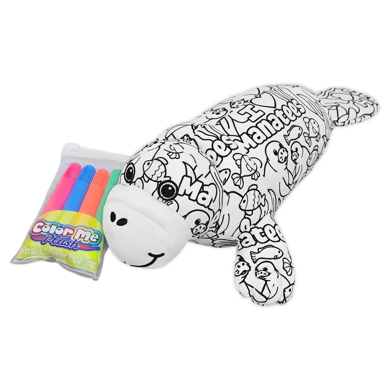 8.5" Color Me Plush™ Manatee