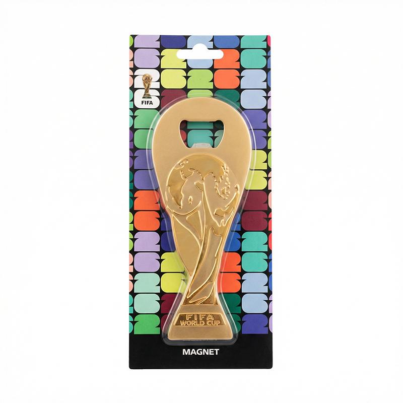 【FIFA World Cup 2026】Official Licensed FIFA Glass Beer Mug & Bottle Opener Set Premium Soccer Fan Gear Gift for Gameday Parties & Decor