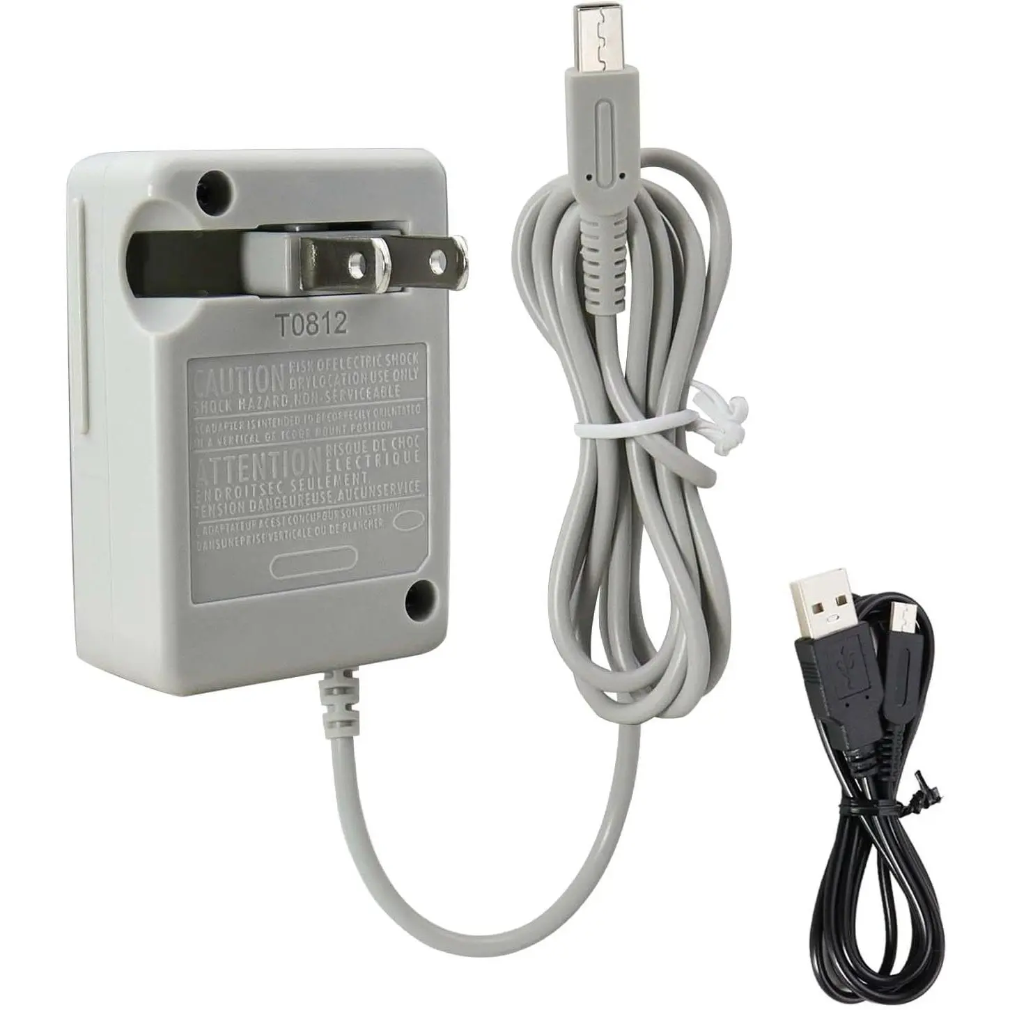 3DS Charger AC Adapter Compatible with DSI  Consoles, Portable  Charger Accessory kit with USB   for 2DS/ 2DS XL/3DS/ 3DS/3DSXL/ 3DS XL/DSi/DSi XL