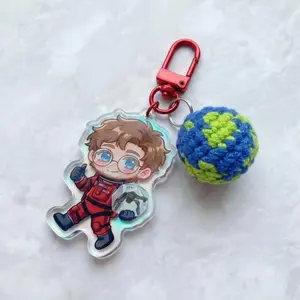 Grace Rocky Project Hail Mary Inspired Keychain charm, Sci Fi Novels Fandom Acrylic Keychain, Fanart Gift