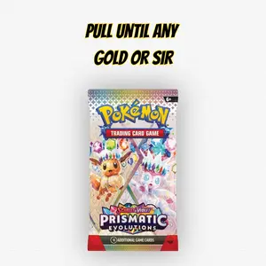 Prismatic Evolutions Live Opening - 1x - Gold or SIR
