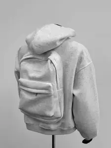 【TDOTW】3D Backpack Hoodie, stylish and comfortable, unisex design, Fitted, niche design sense zippered jacket, perfect for casual wear for both men and women