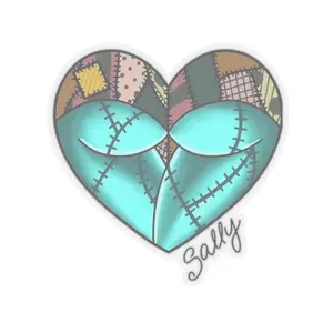 Stitch girl butt Kiss-Cut Stickers