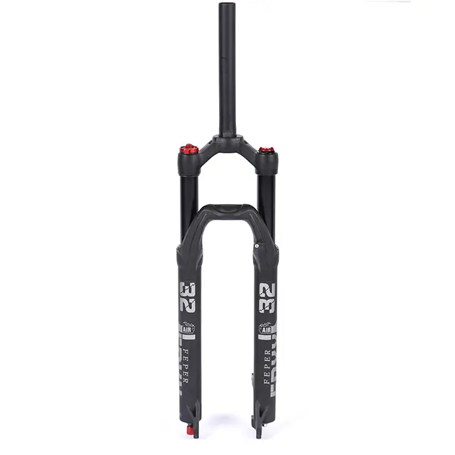 EPXX/FEPER MTB Air Suspension Fork, 27.5" 100mm Travel, Straight Steerer, Top-cap Lockout, Black, with Rebound Adjust