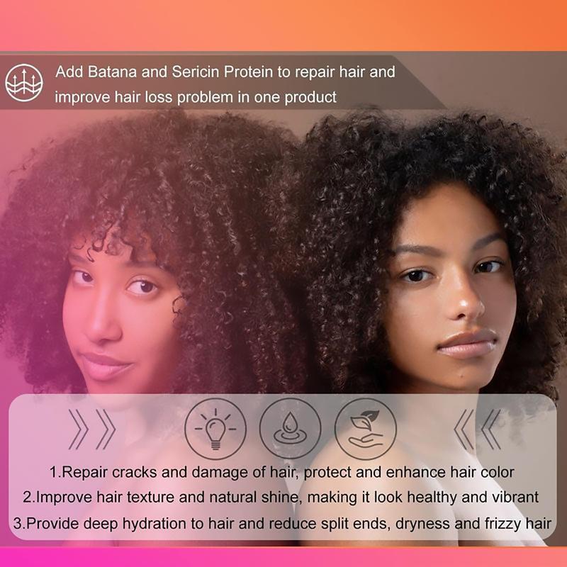 100% Unrefined Batana Oil from Honduras - Fuller,Thicker Hair for Women & Men, Silky Conditioning, FrizzControl & Color Care Damaged Healthier