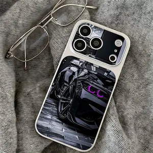 A sleek and lnnovative sports car Pattern TPU silicone phone case Suitable for iPhone 17 Pro Max AIR 16 15 14 13 12 11 Plus Cases Durable|Shockproof|Full Camera Protection|Anti-Scratch|Anti-Fingerprint|Slim Fit|Gift For Girlfriend/Men/Women