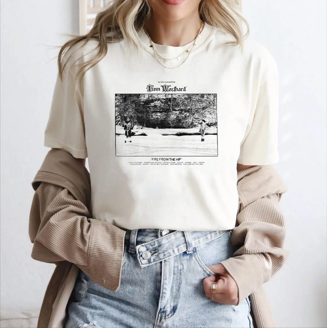 Finn Wolfhard Solo Music Vintage Graphic Tee, Indie Rock Music T-Shirt, Artist Fan Apparel, Retro Gift T080822