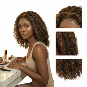 [FLASH SALE]Black women’s water wave 13×4 braided cornrows lace front wig.dealsforyoudays