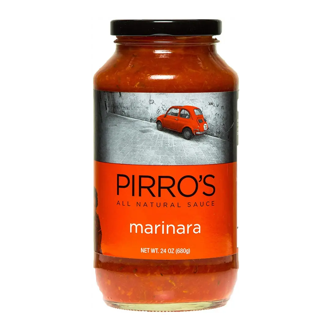 PIRRO's Marinara Sauce - All Natural Sauce for Pasta, Tomato, Flavor, and Sambal - 24 OZ (680g)
