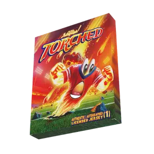 "Torched" Authentic Jersey Box by The Real Autograph - Signed Authentic Licensed Football Jersey Limited Edition Collectible