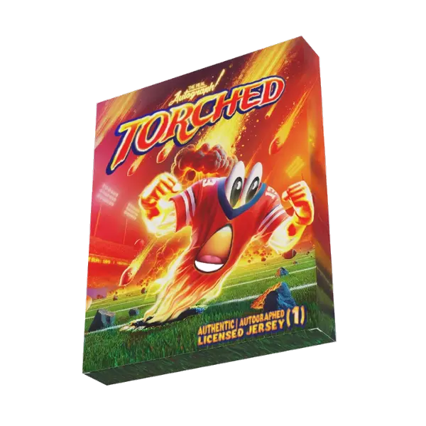 "Torched" Authentic Jersey Box by The Real Autograph - Signed Authentic Licensed Football Jersey Limited Edition Collectible