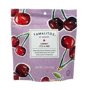 Cherry It’s a Fire: Classic cherry ribbon candy with a lethal chili, lime, and sea salt center. No fluff, just a crisp crunch followed by a slow, spicy burn. This isn't a treat; it's a dare. Call me hot, not sweet.