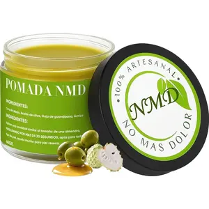 Pomada NMD, Pomada NMD para Dolor, Joint & Muscle Support Cream for Knee, Neck, Hip, Hands, Feet, with Soursop, Arnica, Olive Oil, Beeswax and Hemp Seed Oil, Non-Greasy 2oz Cream (1)