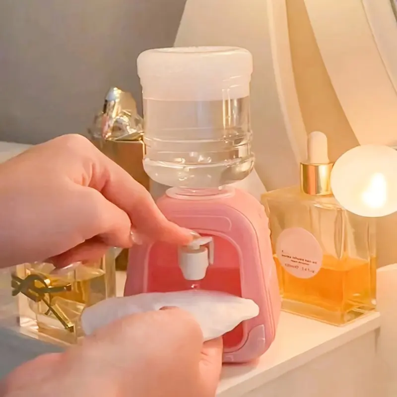 1pc Creative mini pail-shaped lotion bottle, Soap Container, Soap Dispensers, decorates bathroom supplies, Plastic Soap Dispenser.