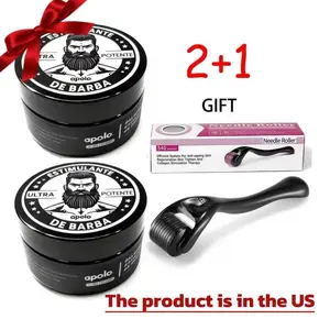 ApoloPromotion2PCS Ultra Potente Minoxidil Beard Growth Cream – Men’s Advanced Thickening Formula, Maximum Strength Stimulant for Severe Patchy Beard Repair