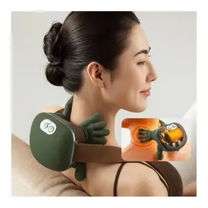 Multi functional realistic hand neck and shoulder massager, Neck shoulder relaxer, USB charging neck and shoulder heating massager, can deeply knead and massage the shoulders, neck, back, and legs, making it a gift for family