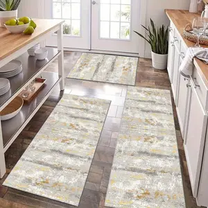 Kitchen Mat Set 2pcs/3pcs, Daily Home Use Kitchen Rug Set, Spring Household Kitchen Mats, Non-Slip Soft Carpet, Durable Fashion Door Mat Decor, Home Decor Rugs, Kitchen Rugs Sets, Farmhouse Kitchen Rugs