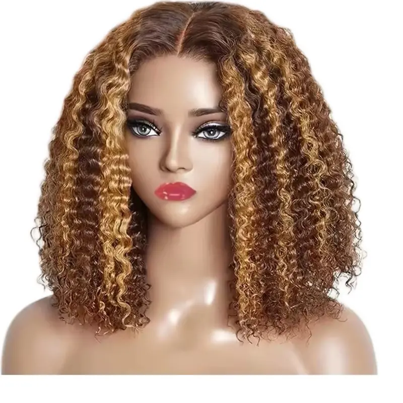 Highlight 13x4 transparent lace frontal deep wave 12inch