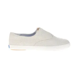 Keds Womens Champion Round Toe Dalmata Leather Slip On Sneakers Shoes Casual - Off White