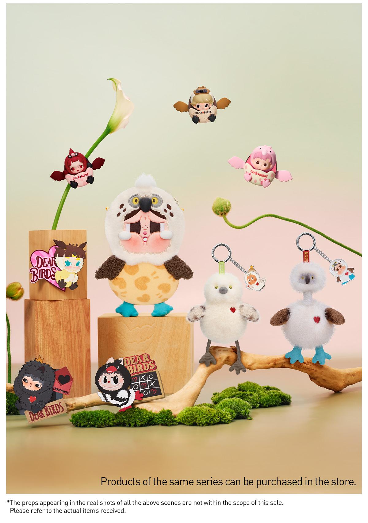 POP MART Dear Birds Series-Car Fragrance Blind Box, Fun Toy, Mystery Gift