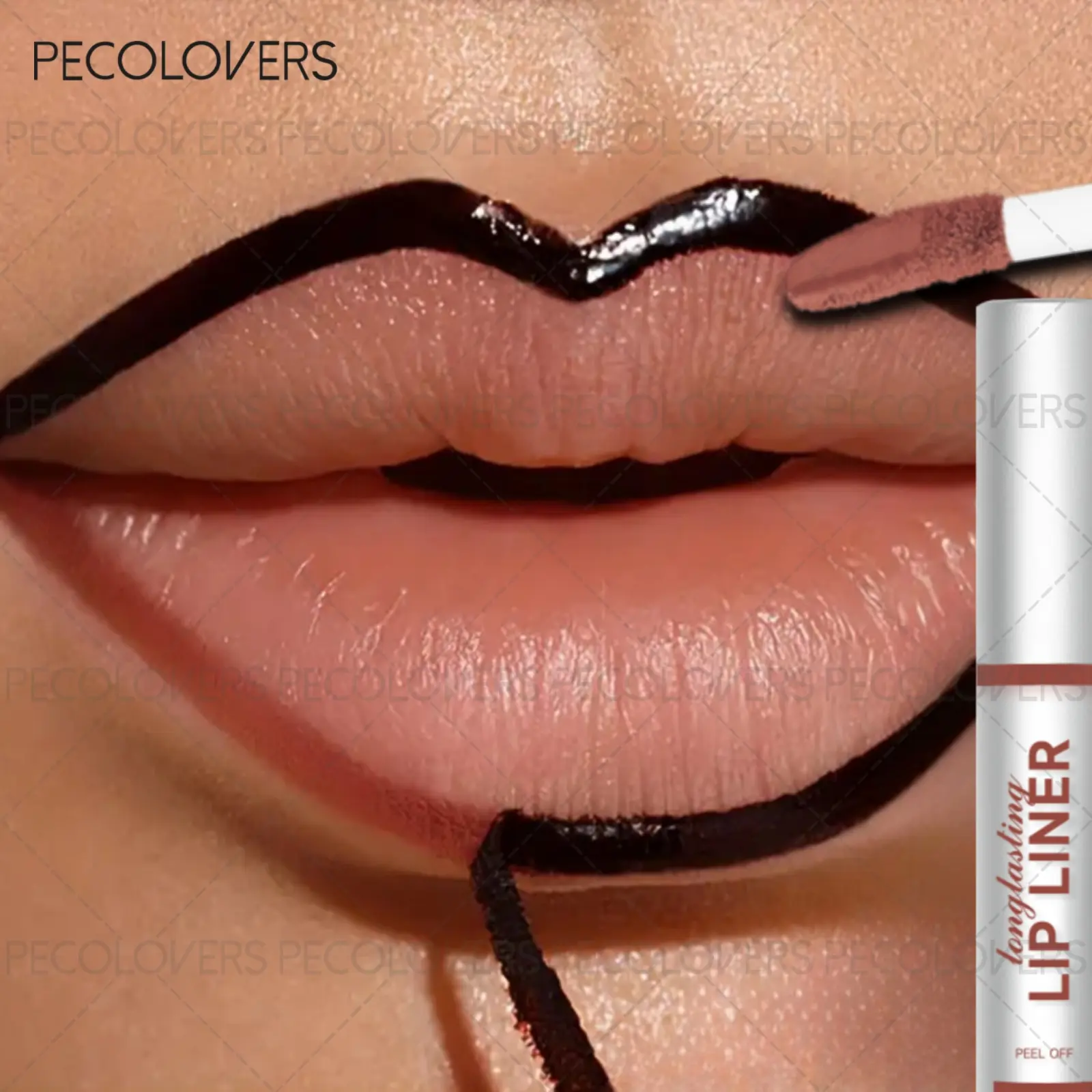 1PC Natural Peel Off Lip Stain Reveal Long Lasting Waterproof Pink Lip Tint Transfer Proof Non-stick Cup Lip Stain Women's Cosmetics, Lipstick Pen, Shiny Lip Gloss, Lip Shiner, Lip Products Makeup