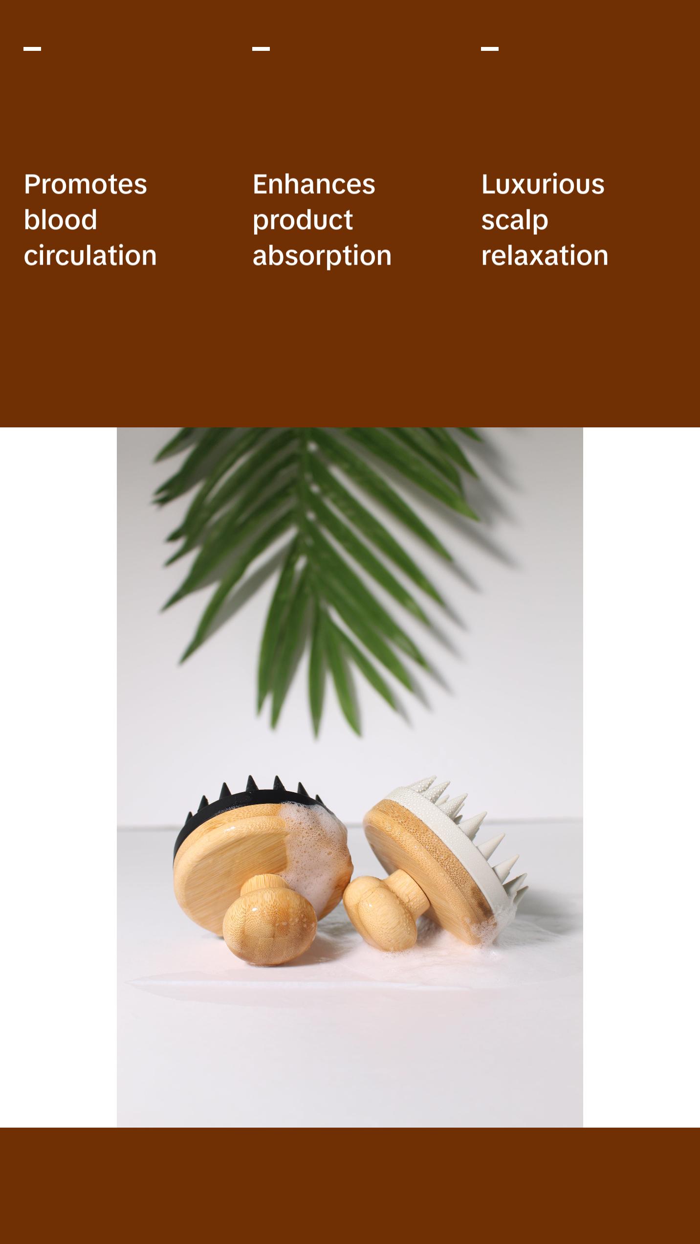 Bamboo Scalp Massager