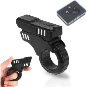 Fidget Gun Fidget Toy Slider 4 Ways to Play - 3D Printed Enhanced Feel Stress Relief Toy for Adults & Kids - EDC Fidget Spinner Toys Durable & Smooth - Fidget Toy Gun for Anxiety | ADHD | ASMR | 3+