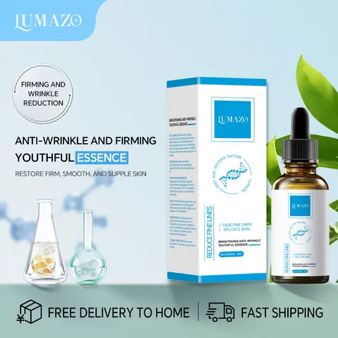 LUMAZO Timeless Youth Hydrating Serum - 30 ml Anti-Aging Firming Lift Moisturizer, Deep Hydration, Skin Tightening, Brightening Tone Skincare Essence for Daily Care (Bottle)