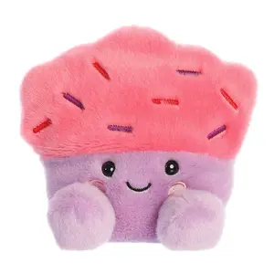 Palm Pals Adorable Marzia Cupcake 5 inch Pink Mini Soft Plush Collectable Stuffed Animal