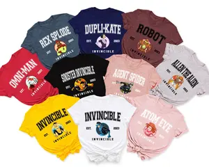 Invincible T-Shirt, Unisex Crewneck Cotton