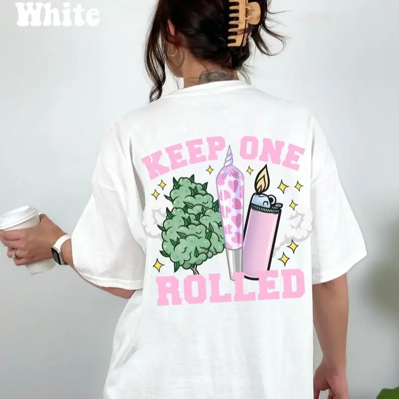 Gildan 5000 Limited Edition 420 Keep One T-shirt Tops Women's Cotton T-Shirt Summer Comfort Classic Fit Crewneck - Printed, Tshirt, Fabric, Streetwear