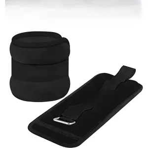 Ankle Weights A Pair of 1/2/3/4/6/8/10/12/20 LBS Wrist Leg Arm Weights for Women Men with Adjustable Straps, Strength weighted for Physical Therapy Running Walking Fitness Gym Workout