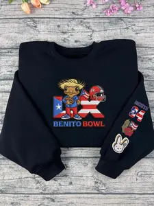 Here for the Frog Embroidered Sweatshirt, Funny football game day sweatshirt, Team Frog 94 LX embroidered hoodie, Unisex fall outfit