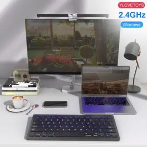Battop Bluetooth-compatible Keyboard, Wireless Ergonomic Design, Stable Connection for iPad, iPhone, Android, Windows, Cl-613 Model