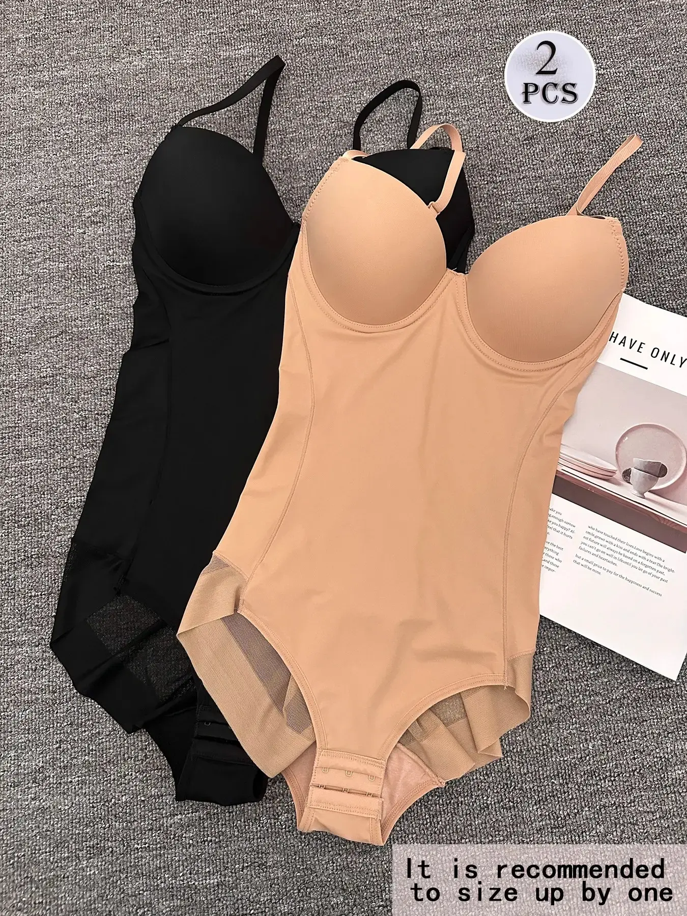 Women's Ruched Tummy Control Slimming Body Sculpting Compression Bodysuit with Thin Straps, Spaghetti Strap, Perfect for Evening Gowns, All-Season Comfortable Underwear, Firm Control Compression Body Shapewear