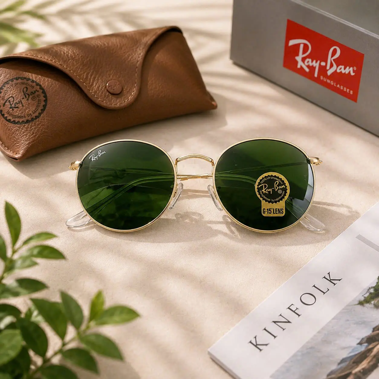 Ray-Ban Black Sunglasses – Frame with UV400 Lens Protection for Men & Women