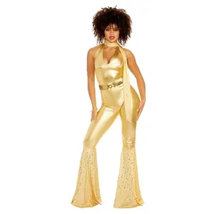 Women's Gold Disco Fox Adult Costume