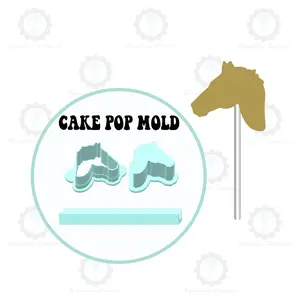 Horse Cake Pop Mold | Deluxe Cutter, Popper, and Tray Option
