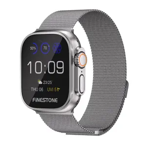 Milanese Mesh Band for Apple Watch Ultra 2 Titanium Mesh Loop Magnetic Clasp iWatch Band for Apple Watch Ultra 2 & Ultra 1 Titanium 49mm Accessories Wearable