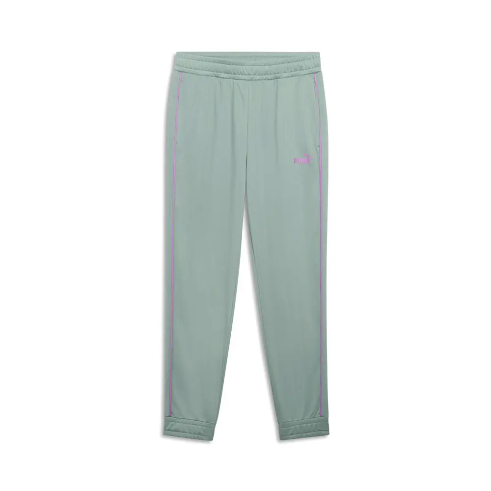 PUMA Womens Essentials Piped Pants Casual - Green